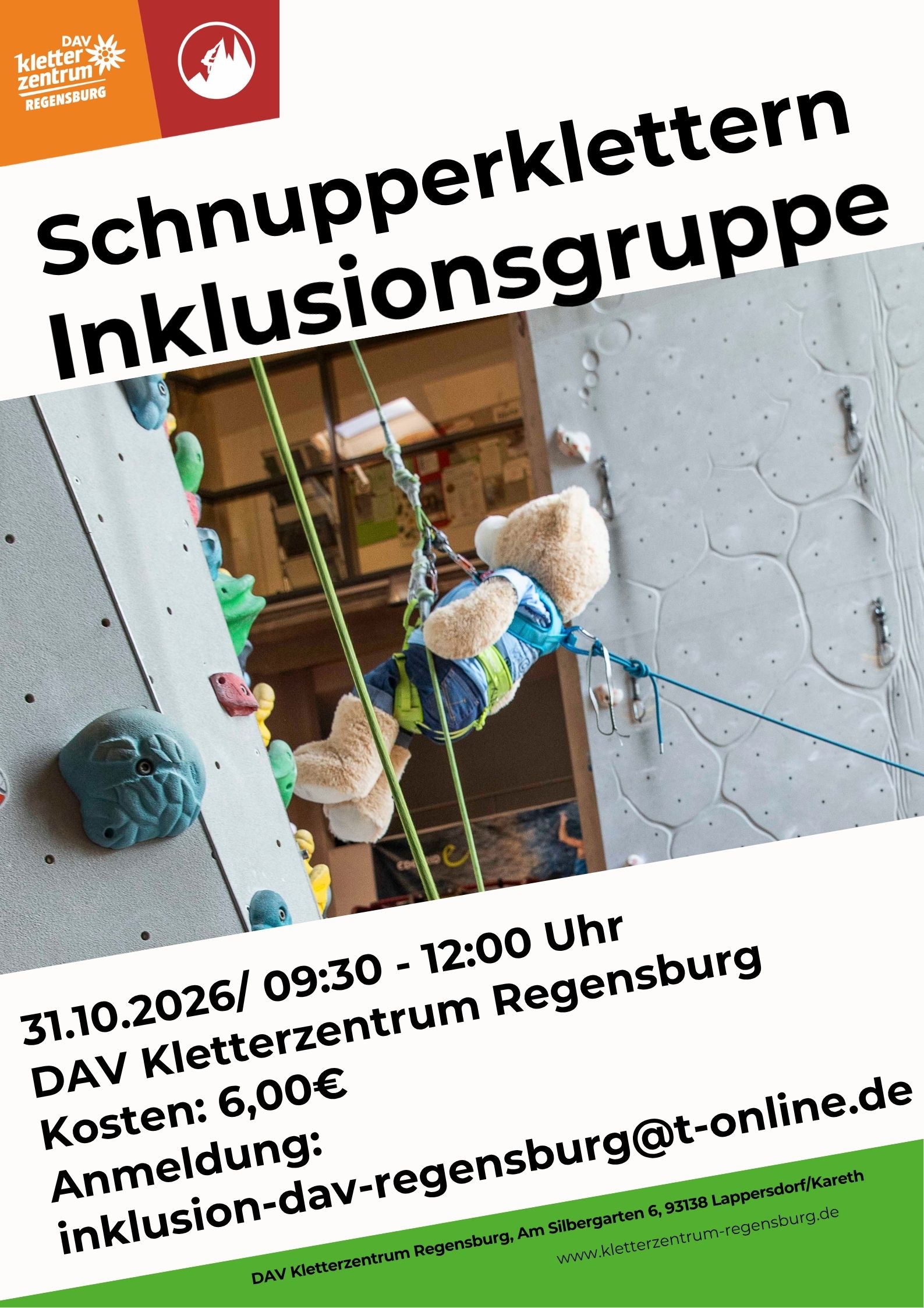 Schnupperklettern Inklusion